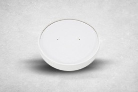 8oz-Fit White Paper Recyclable Well Made Soup Lids
