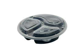 1000ml Black Plastic...