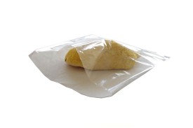 7″x7″ White Paper Clear Film Front Food Bags