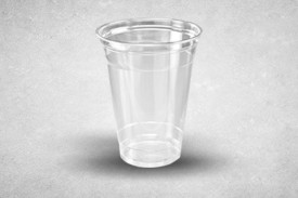 20oz Clear Plastic Recyclable Tumbler Milkshake Cups