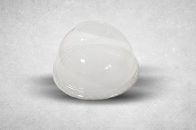 80mm Clear Plastic DL80 Dome Lids with Hole